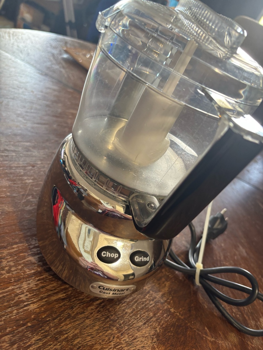 Cuisinart Chrome Mini Food Chopper with Black Handle